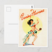 Sehen Havanna Vintage Reise Postkarte (Vorne/Hinten)
