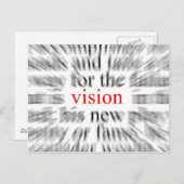 Sehen (Inspiration) Postkarte (Vorne/Hinten)