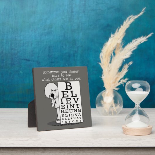 Sehen ist Glaubensdiagramm Fotoplatte (InSitu)