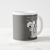 Sehen ist Glaubensdiagramm Jumbo-Tasse (Vorderseite Rechts)