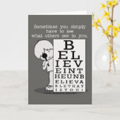 Sehen ist Glaubensdiagramm Karte (Gelbe Blume)