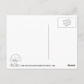 Sehen ist Glaubensdiagramm Postkarte (Rückseite)