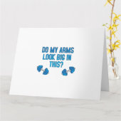 Sehen meine Arme darin groß aus? Karte (Gelbe Blume)