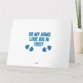 Sehen meine Arme darin groß aus? Karte (Rückseite)