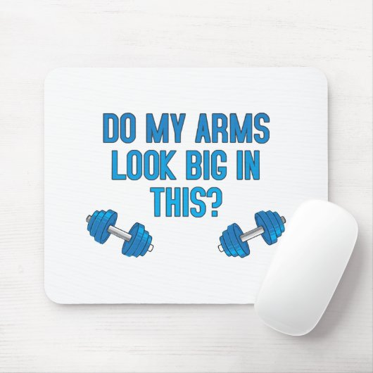 Sehen meine Arme darin groß aus? Mousepad (Mit Mouse)