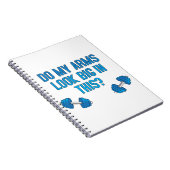 Sehen meine Arme darin groß aus? Notizblock (Rechte Seite)