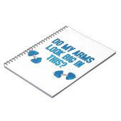 Sehen meine Arme darin groß aus? Notizblock (Linke Seite)