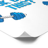 Sehen meine Arme darin groß aus? Poster (Ecke)