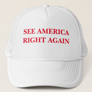 SEHEN SIE AMERIKA-RECHT WIEDER TRUCKERKAPPE