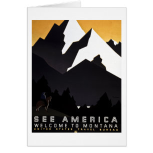 Sehen Sie Amerika-Willkommen nach Montana