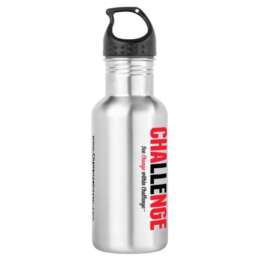 Sehen Sie Änderung innerhalb der Trinkflasche (Rückseite)