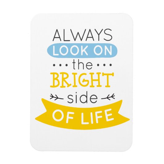 Sehen Sie auf der rechten Seite des Lebens inspiri Magnet (Vertikal)