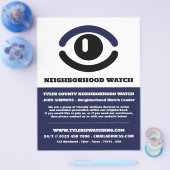 Sehen Sie Augen, die Nachbarschaftsgemeinde sieht  Flyer (Einzeln)
