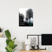 Sehen Sie, bevor Sie springen Poster (Heimbüro)