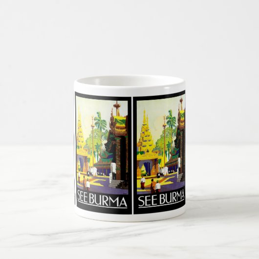 Sehen Sie Birma Kaffeetasse (Mittel)
