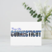 Sehen Sie Connecticut Postkarte (Stehend Vorderseite)