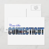 Sehen Sie Connecticut Postkarte (Vorne/Hinten)