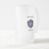 Sehen Sie das?  Essen Sie ihn Mattglas Bierglas (VorderseiteRechts)