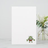 sehen Sie das goofy green Monster Briefpapier (Stehend Vorderseite)
