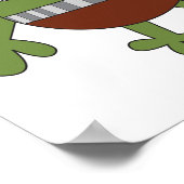 sehen Sie das goofy green Monster Poster (Ecke)