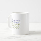Sehen Sie das Gute in anderen Kaffeetasse (Vorderseite Links)