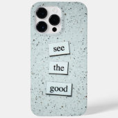 "Sehen Sie das Gute - Positive Vibes Phone Case De (Rückseite)