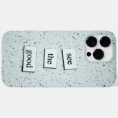"Sehen Sie das Gute - Positive Vibes Phone Case De (Rückseite (Horizontal))