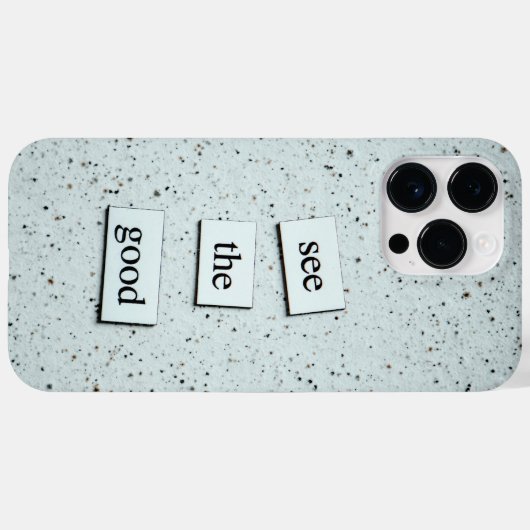 "Sehen Sie das Gute - Positive Vibes Phone Case De (Rückseite (Horizontal))