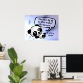 Sehen Sie das Licht am Ende des Tunnels Poster (Heimbüro)