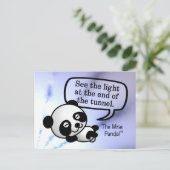 Sehen Sie das Licht am Ende des Tunnels Postkarte (Stehend Vorderseite)