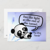 Sehen Sie das Licht am Ende des Tunnels Postkarte (Vorne/Hinten)