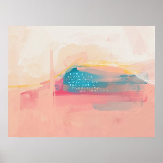 "Sehen Sie das Licht in allem" Poster (Vorne)