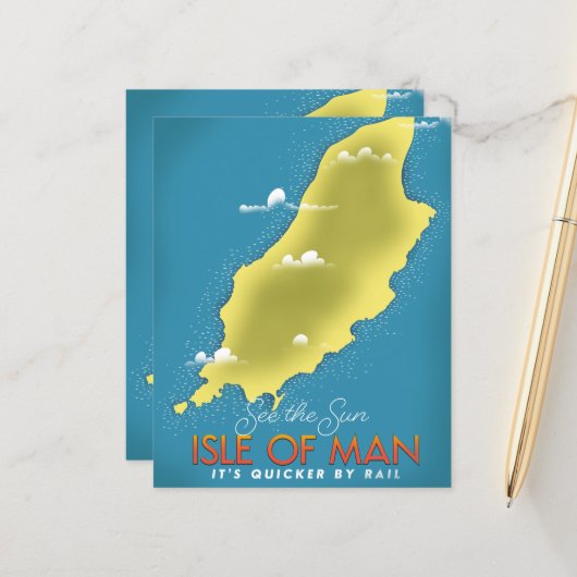 Sehen Sie das Reiseplakat Sun - Isle of Man. (Vorderseite/Rückseite Beispiel)