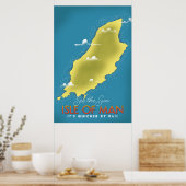 Sehen Sie das Reiseplakat Sun - Isle of Man. Poster (Küche)