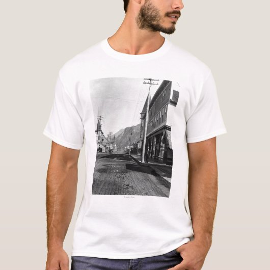 Sehen Sie das Schauen Nord auf Broadway-Straße, T-Shirt (Vorderseite)
