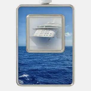 Sehen Sie das Seekundenspezifische Schiff Rahmen-Ornament Silber