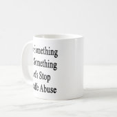 Sehen Sie, dass etwas, etwas zu tun uns Giraffe Kaffeetasse (Vorderseite Links)