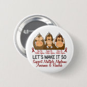 Sehen Sie, dass zu sprechen kein multiples Myeloma Button (Vorne & Hinten)