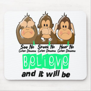 Sehen Sie, dass zu sprechen keine Zöliakie 3 hör Mousepad