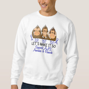 Sehen Sie, dass zu sprechen keinen ALS 2 hören Si Sweatshirt