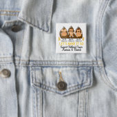 Sehen Sie, dass zu sprechen keinen Kindheits-Krebs Button (Beispiel)