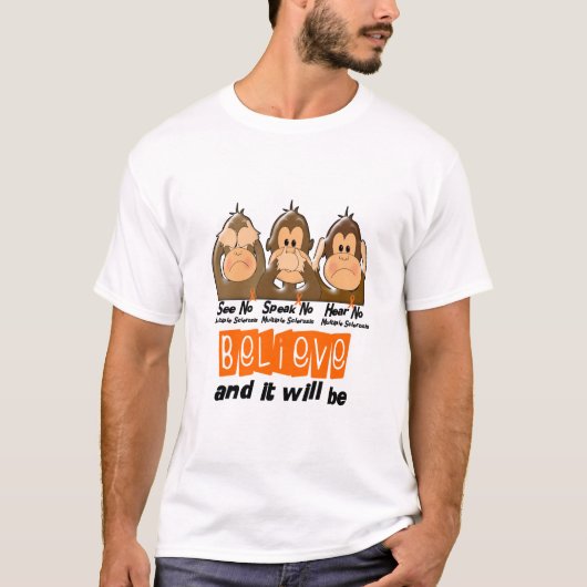 Sehen Sie, dass zu sprechen keinen multiple T-Shirt (Vorderseite)