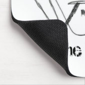 Sehen Sie den Antlitz an Mousepad (Ecke)