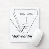 Sehen Sie den Antlitz an Mousepad (Mit Mouse)