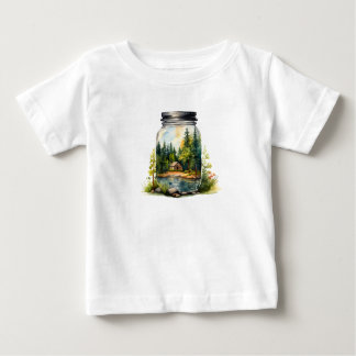 Sehen Sie den Bach, das Haus im Glas Glas Glas Baby T-shirt