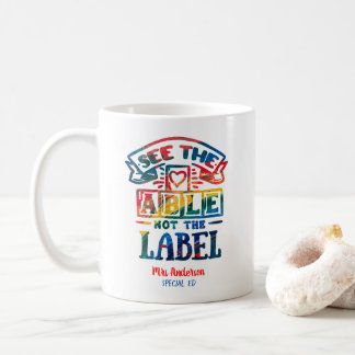 Sehen Sie den Lehrer zum Thema "Able Not the Label Kaffeetasse