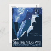 Sehen Sie den milden Weg im Schwarzen Canyon des G Postkarte (Vorne/Hinten)