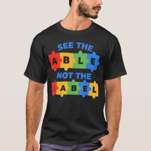Sehen Sie die Beschriftung 2 nicht T-Shirt