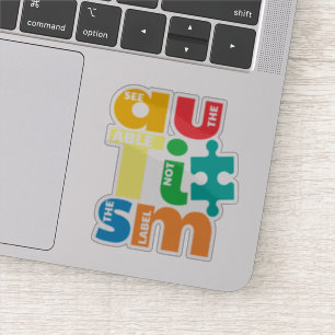 Sehen Sie die Fähigkeit nicht das Etikett Autismus