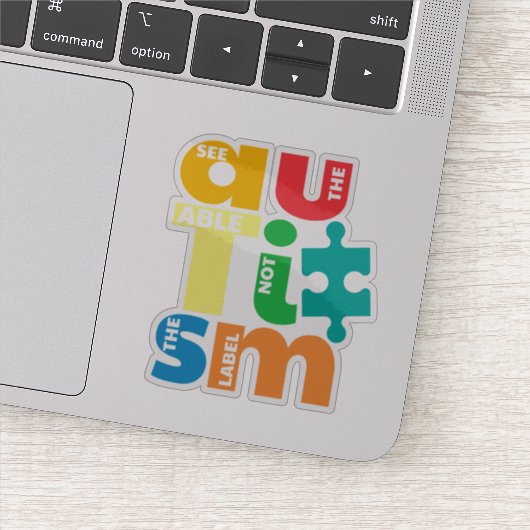 Sehen Sie die Fähigkeit nicht das Etikett Autismus (Detail)